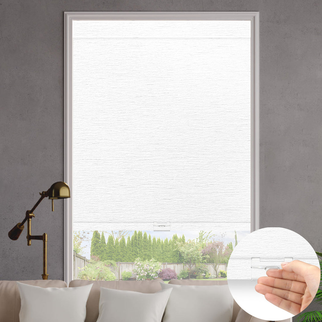 Sunelo Cordless 100% Blackout Roller Shades - Atlantic